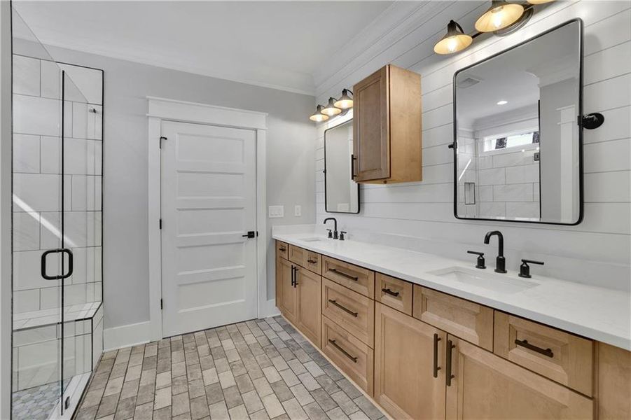 Furnished interior view inside a new home in , Canton (Image 28).