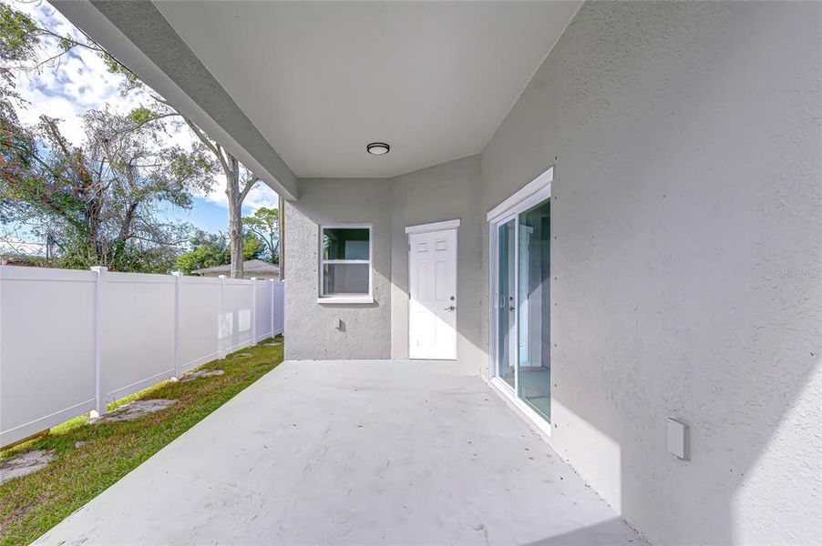 Exterior details and patio area of a home in , Pinellas Park (Image 26). Exterior details and patio area of a home in , Pinellas Park (Image 26).