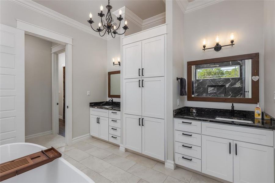 Furnished interior view inside a new home in , Bowie (Image 12).