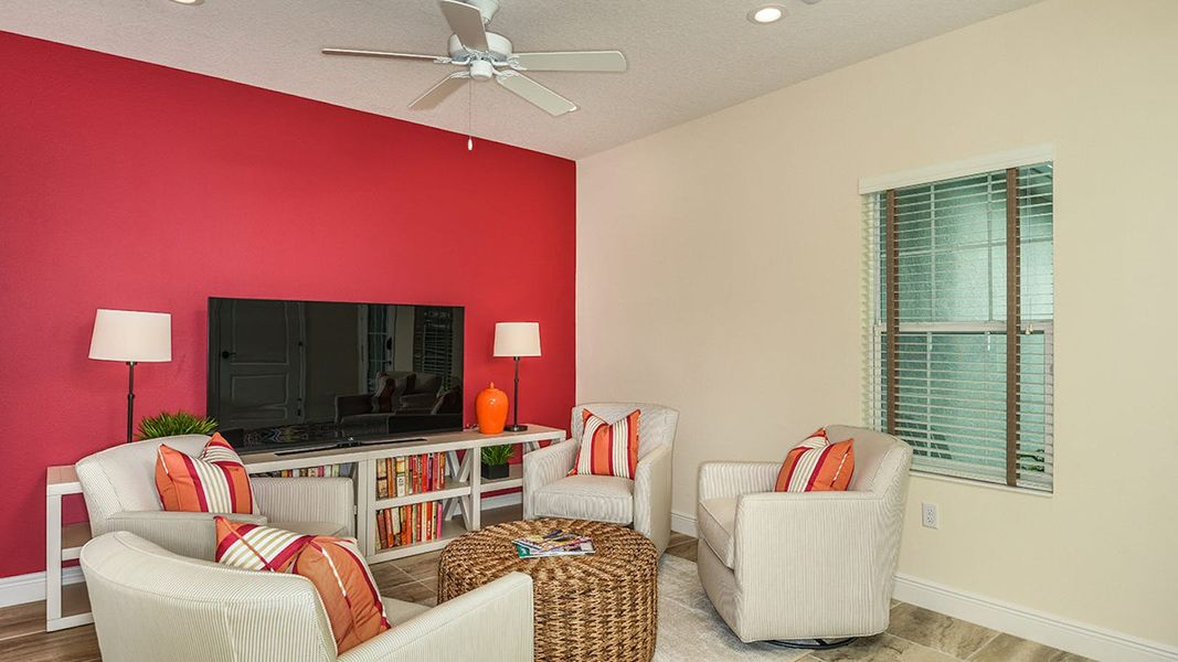 Furnished interior view inside a new home in Grand Park Real Estate and Homes for Sale in Sarasota, FL - Neal Communities, Sarasota (Image 17).