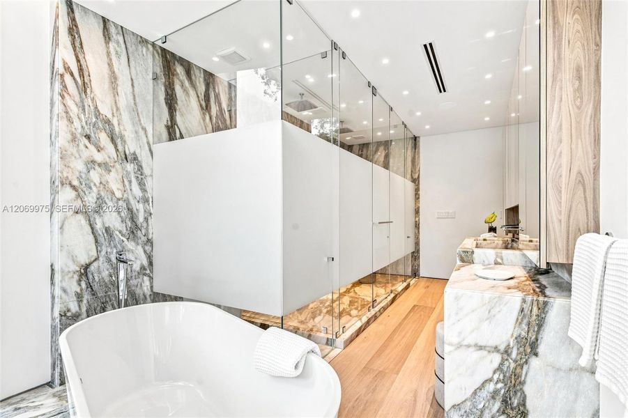 Furnished interior view inside a new home in , Miami (Image 47).