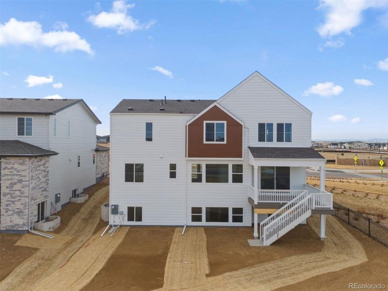 Exterior details and patio area of a home in , Aurora (Image 3).