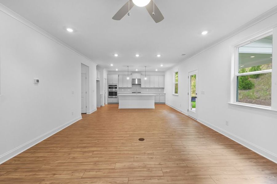 Representative unfurnished interior of a home built from the Lawrence by Taylor Morrison in Watson Park, Snellville (Image 14).