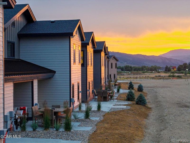 Front exterior of a new home in , Granby, CO, highlighting curb appeal (Image 22). Front exterior of a new home in , Granby, CO, highlighting curb appeal (Image 22).