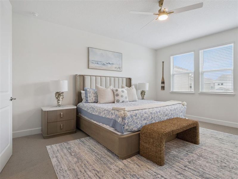 Furnished interior view inside a new home in Harvest at Ovation, Winter Garden (Image 12).