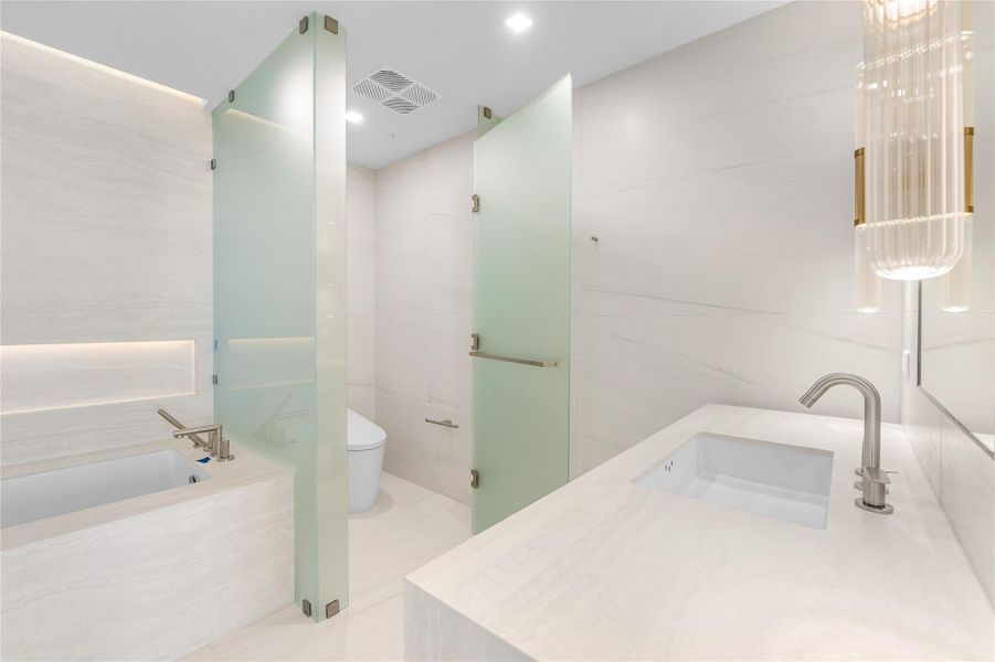 Furnished interior view inside a new home in Casamar, Pompano Beach (Image 13).