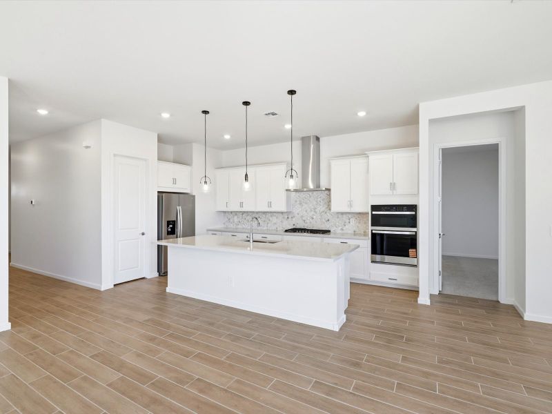 Furnished interior view inside a new home in Abel Ranch Signature Series, Goodyear (Image 4).