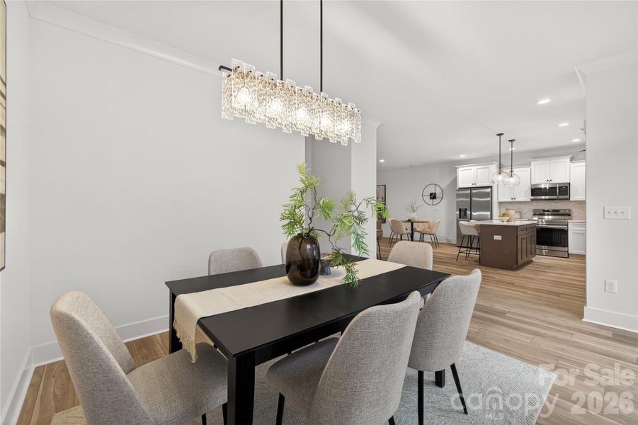 Furnished interior view inside a new home in , Davidson (Image 4).