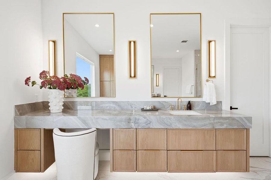 Furnished interior view inside a new home in , Houston (Image 29).