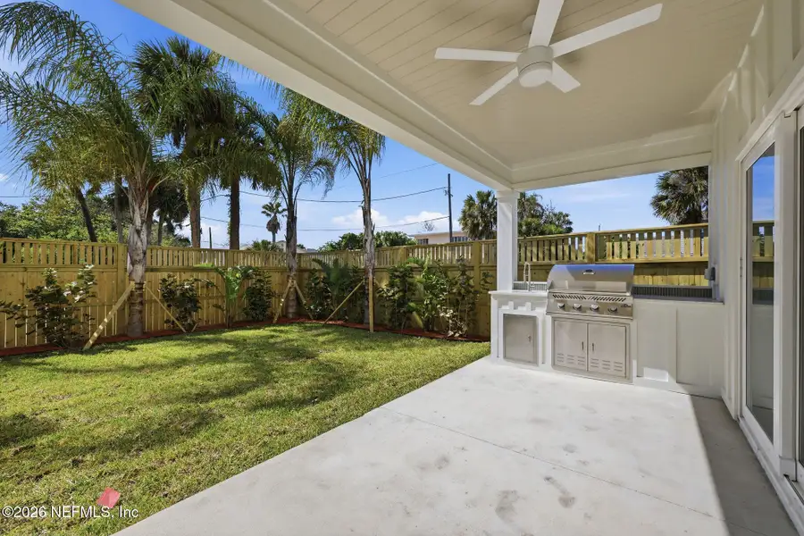 Exterior details and patio area of a home in , Jacksonville Beach (Image 3).