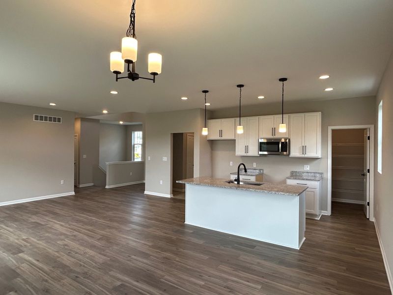 Furnished interior view inside a new home in Mystic Ridge, Whitmore Lake (Image 11).
