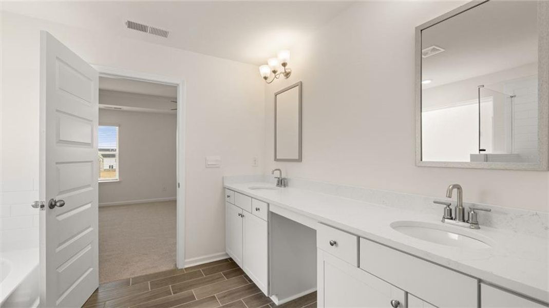 Furnished interior view inside a new home in Evergreen Crossing, Locust Grove (Image 6).