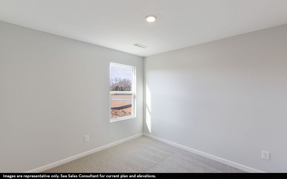 Representative unfurnished interior of a home built from the Magellan by CastleRock Communities in McCain's Station, Gallatin (Image 25).