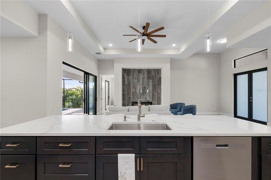 Furnished interior view inside a new home in , Punta Gorda (Image 16).