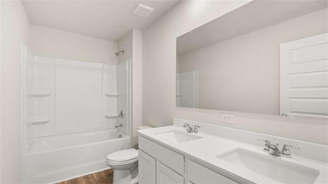Furnished interior view inside a new home in Brooks Station, Dacula (Image 5).