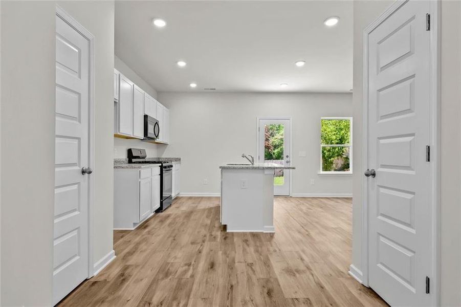 Furnished interior view inside a new home in North Haven, Rome (Image 3).