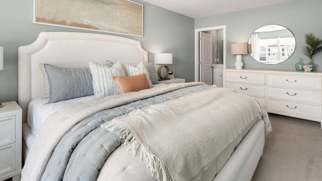 Furnished interior view inside a new home in The Willows at Blake Farm, Wilmington (Image 15).