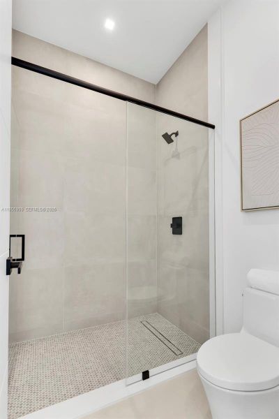 Furnished interior view inside a new home in , Miami (Image 36).