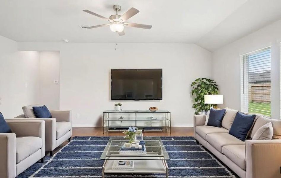 Photo is not of the actual home, but is an inspirational photo of builder’s model home and may depict options, furnishings, and/or decorator features that are not included