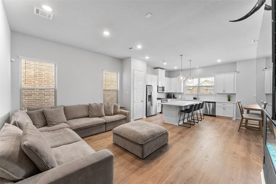 Furnished interior view inside a new home in Tenison Village at Buckner Terrace, Dallas (Image 29). Furnished interior view inside a new home in Tenison Village at Buckner Terrace, Dallas (Image 29).