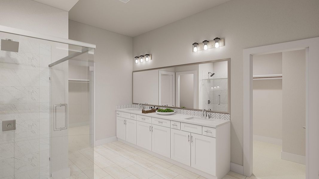 Furnished interior view inside a new home in The Timbers at Mason Woods, Cypress (Image 13).