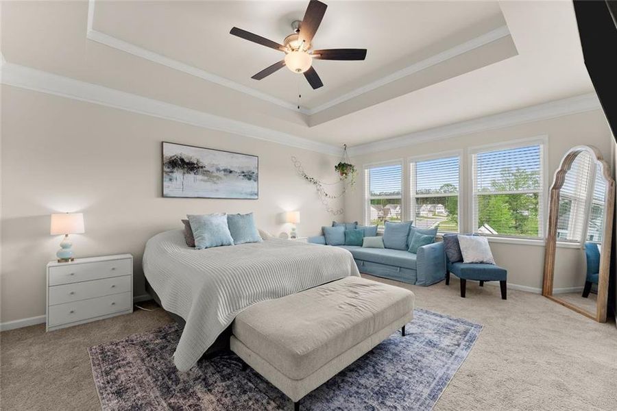 Furnished interior view inside a new home in , Dacula (Image 15).