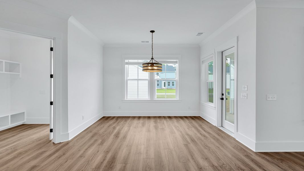 Representative furnished interior of a home built from the Keeneland II by DRB Homes in The Oaks, Mount Pleasant (Image 14). Representative furnished interior of a home built from the Keeneland II by DRB Homes in The Oaks, Mount Pleasant (Image 14).