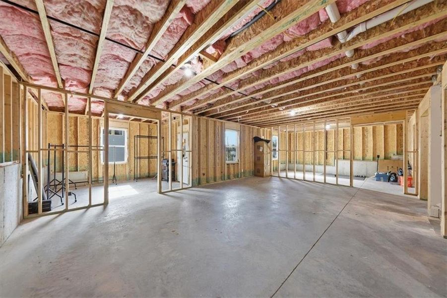 In-progress construction of a new home in Falls Creek, Flowery Branch, GA (Image 68).