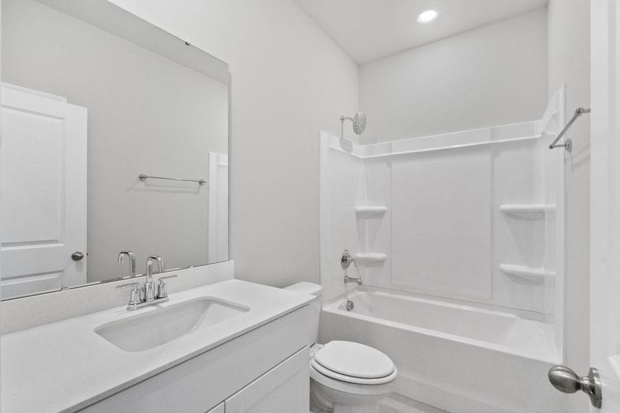 Furnished interior view inside a new home in Waterside - Coastline Series, Longs (Image 15).