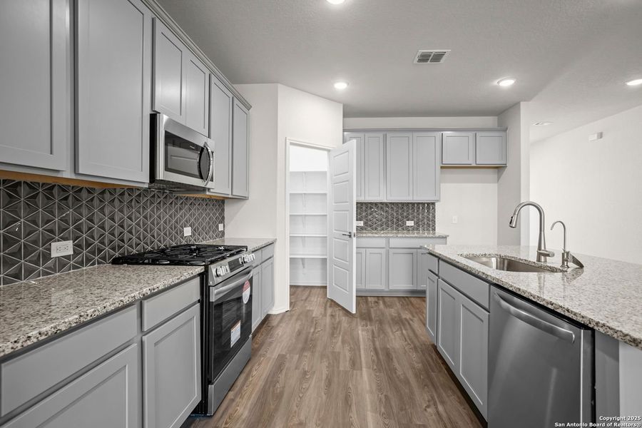 Furnished interior view inside a new home in Horizon Pointe, Converse (Image 77).