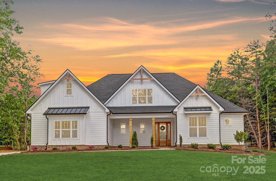 Exterior details and patio area of a home in , Clover (Image 3). Exterior details and patio area of a home in , Clover (Image 3).