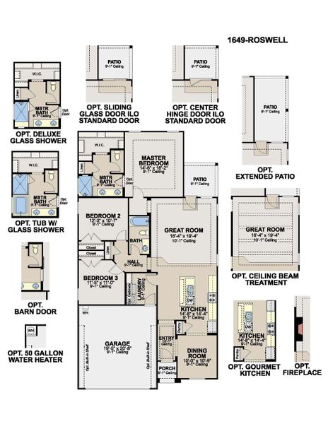 1649 Roswell Home Design Layout