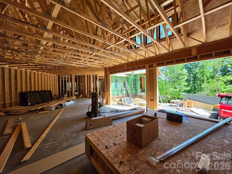 In-progress construction of a new home in , Arden, NC (Image 19).