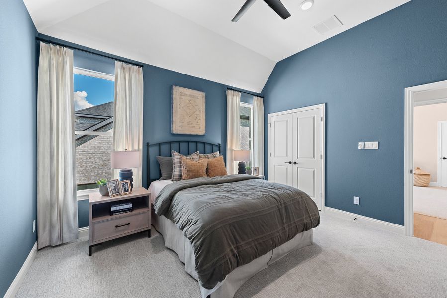 Furnished interior view inside a new home in The Homestead - 62', Rockwall (Image 29).