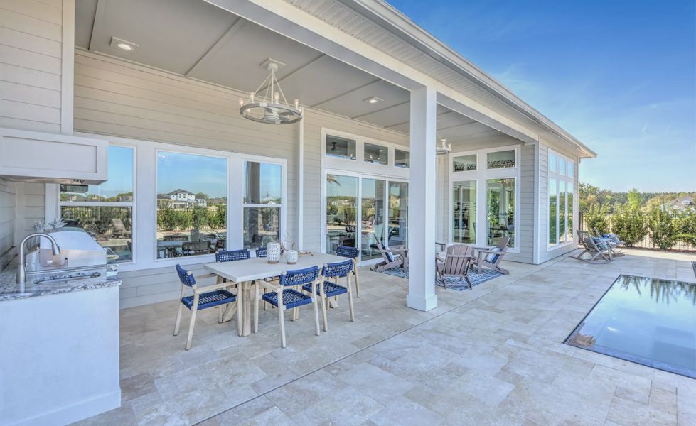 Exterior details and patio area of a home in Oakmont, Gainesville (Image 29). Exterior details and patio area of a home in Oakmont, Gainesville (Image 29).