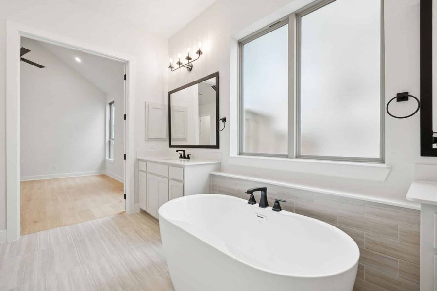 Furnished interior view inside a new home in The Grove Frisco, Frisco (Image 6).