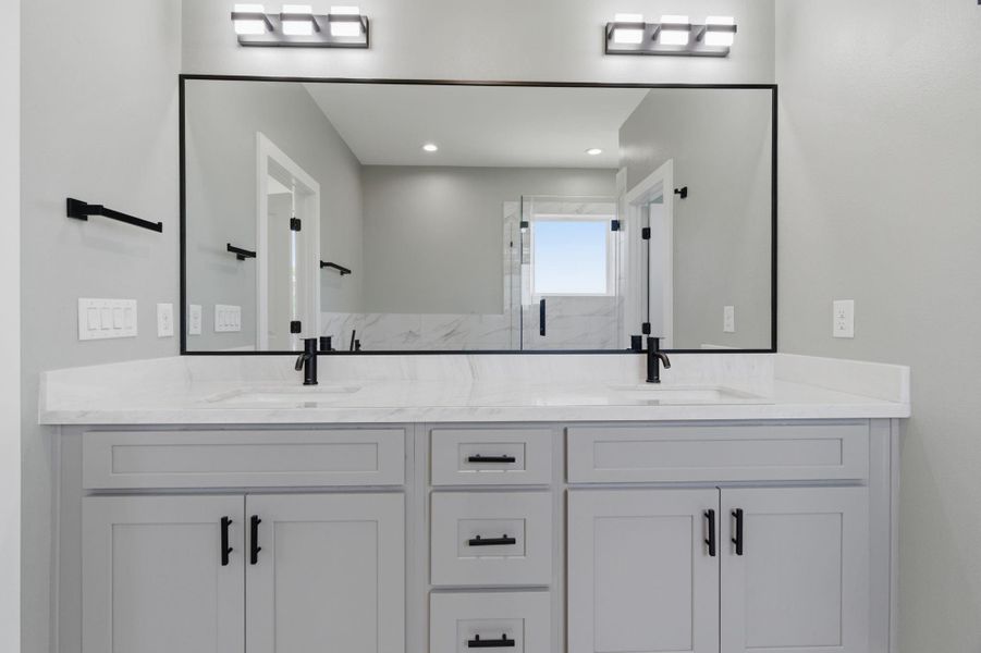 Furnished interior view inside a new home in , Houston (Image 19).