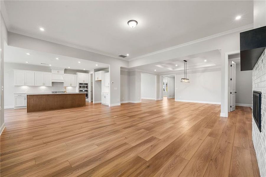 Spacious, unfurnished interior of a new home in Cresswind Georgia at Twin Lakes, Hoschton (Image 13). Spacious, unfurnished interior of a new home in Cresswind Georgia at Twin Lakes, Hoschton (Image 13).