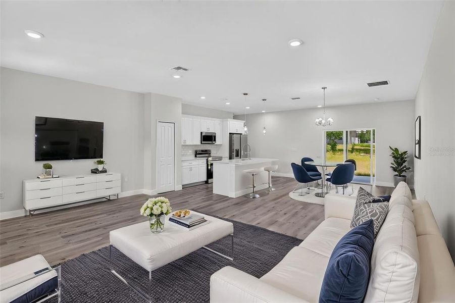 Furnished interior view inside a new home in , Citrus Springs (Image 5).