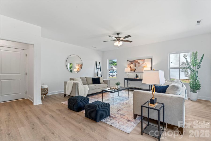Furnished interior view inside a new home in , Harrisburg (Image 28).