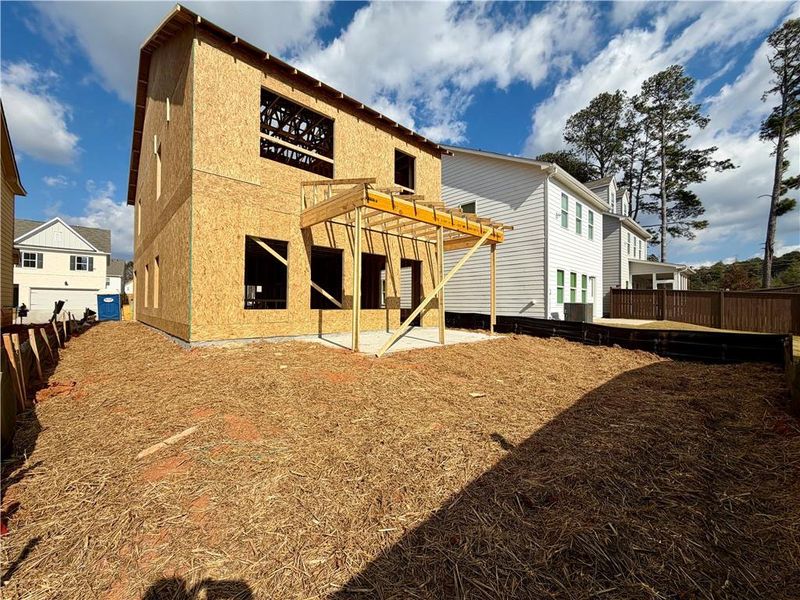 In-progress construction of a new home in Winsome Park, Woodstock, GA (Image 26).