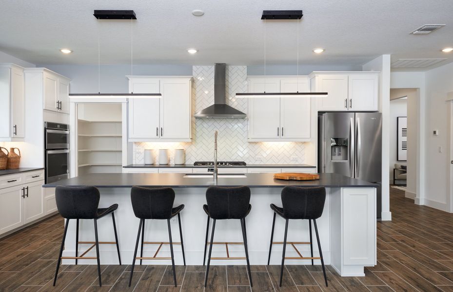 Spacious Kitchen Island