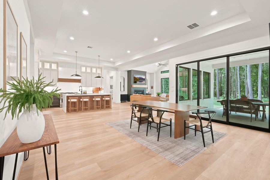 Furnished interior view inside a new home in , New Waverly (Image 30).