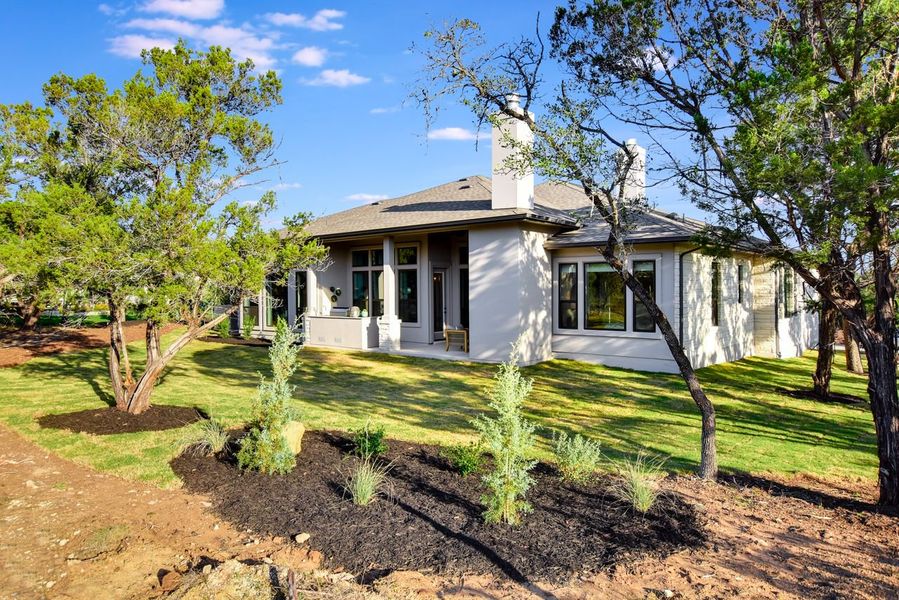 Representative exterior details of a home built from the Siena III by Giddens Homes in Clearwater Ranch, Liberty Hill (Image 55).