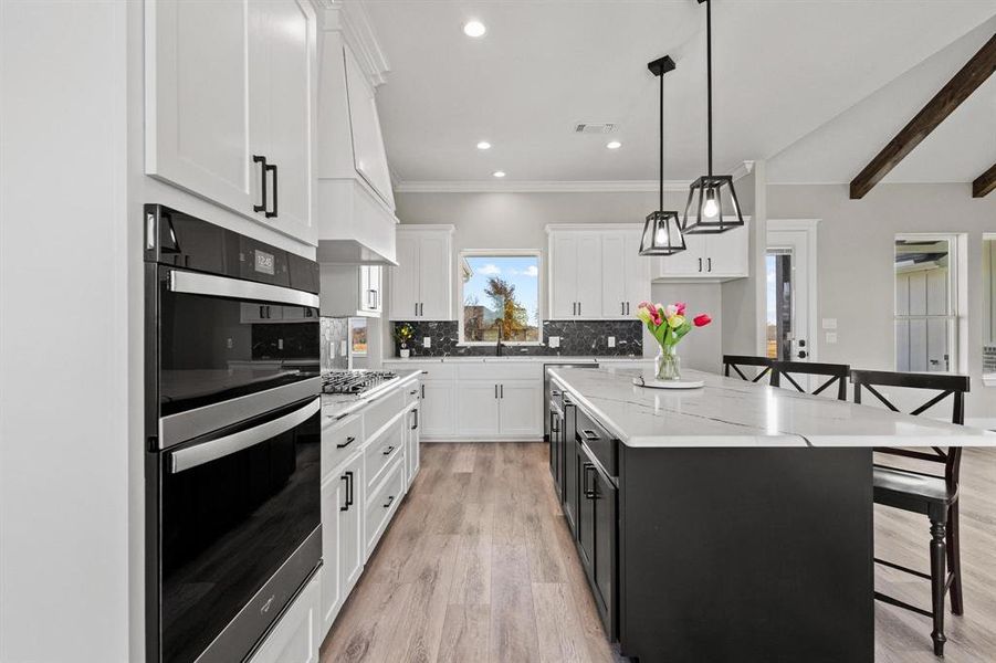 Furnished interior view inside a new home in , Leonard (Image 6).
