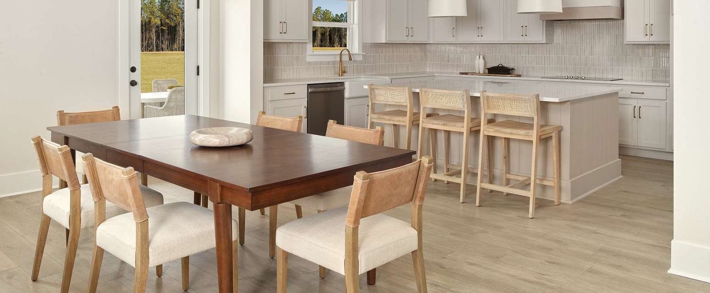 Representative furnished interior of a home built from the Jefferson by Ashton Woods in Watson Hill, Summerville (Image 11).