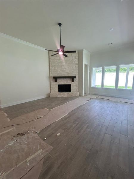In-progress construction of a new home in Grayson Ridge, Van Alstyne, TX (Image 9).