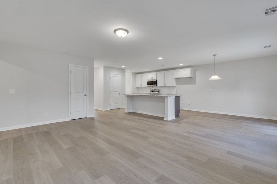 Representative unfurnished interior of a home built from the The Birch by Smith Family Homes in Lakeview Pines, Statesboro (Image 28).