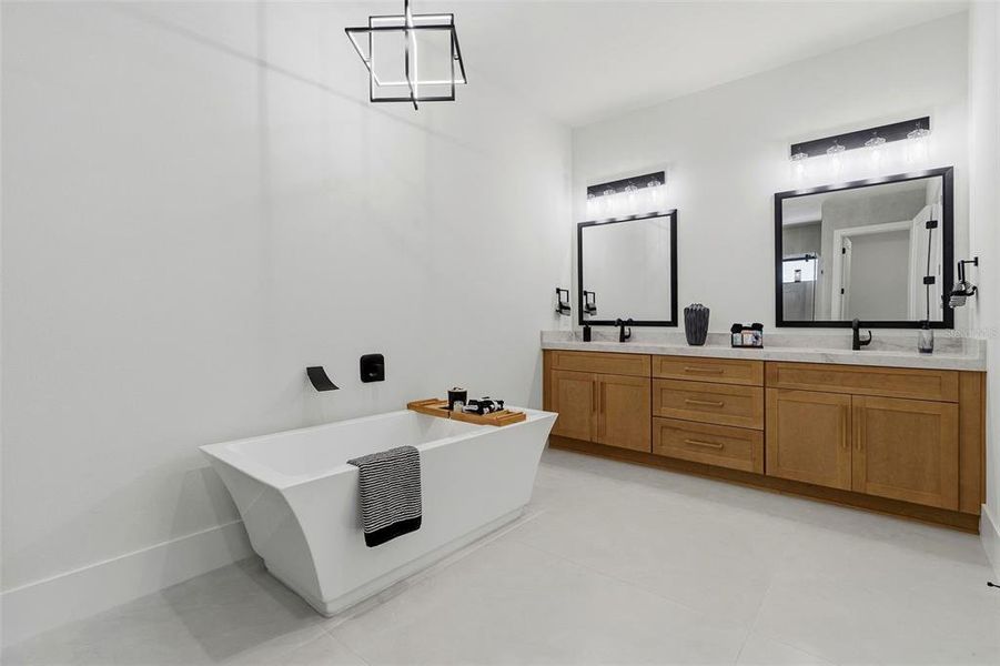 Furnished interior view inside a new home in , Tampa (Image 18). Furnished interior view inside a new home in , Tampa (Image 18).