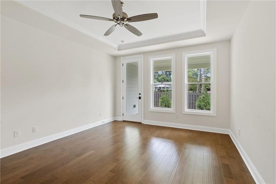 Spacious, unfurnished interior of a new home in Promenade at Sawnee Village, Cumming (Image 33).